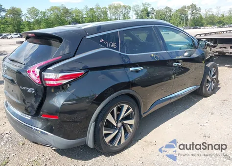 2015 Nissan Murano Platinum from USA, damaged, VIN 5N1AZ2MH7FN221866